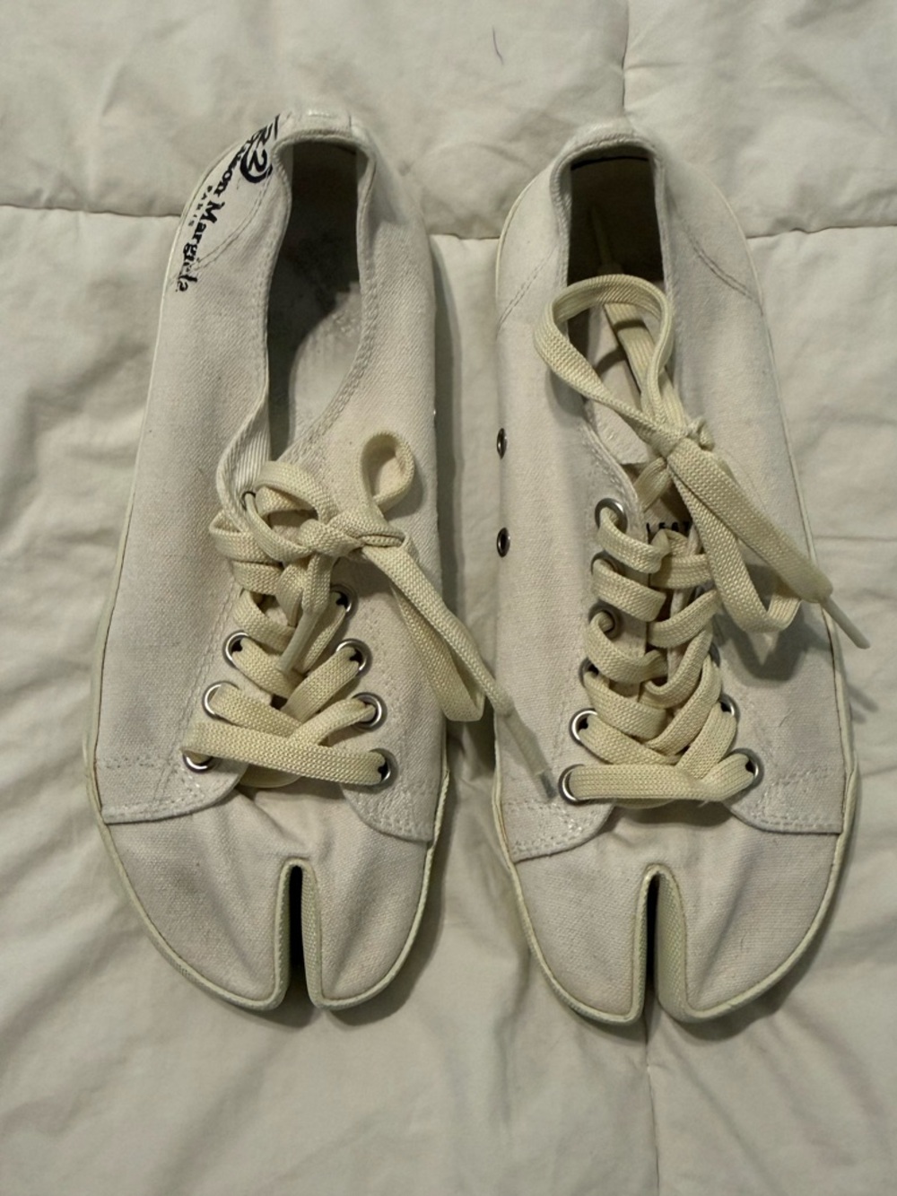 Maison Margiela Canvas Tabi Sneakers